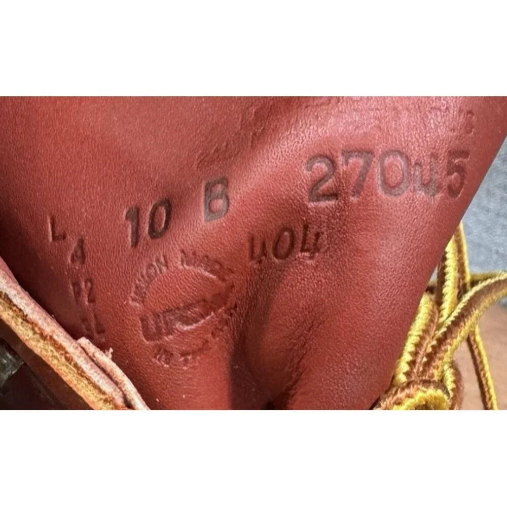 Red Wing Boots Men's 10 B 404 Supersole Leather Work Vintage
